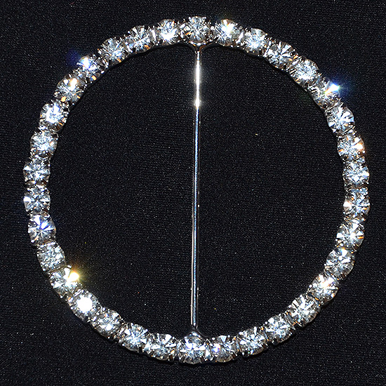 RUNT crystal/silver 6 cm