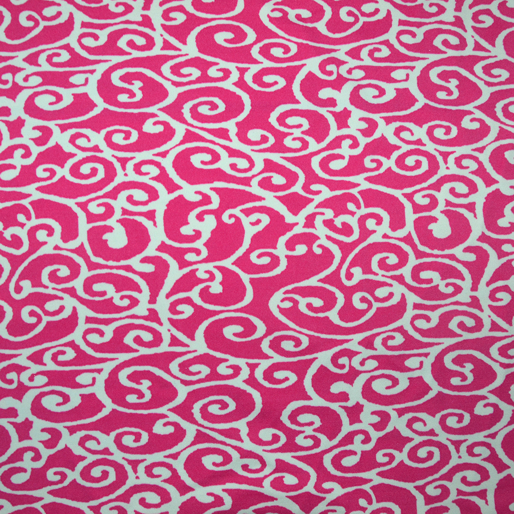 ORNAMENT rosa/vit