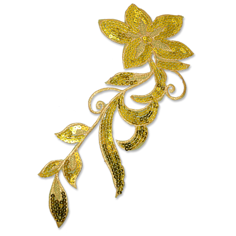 SPARKLING FLOWER - guld