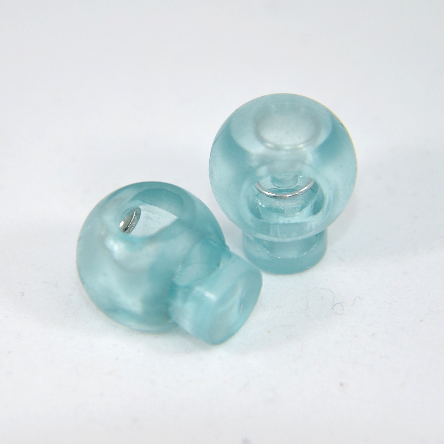 SNÖRLÅS - transparent aqua