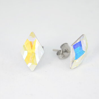 RHOMBUS ÖRHÄNGEN - Crystal AB