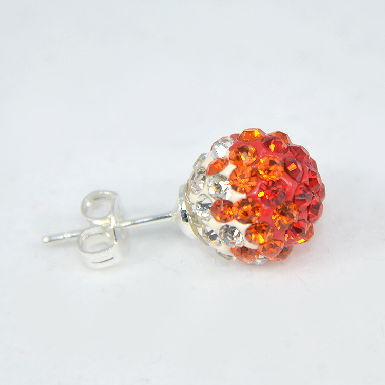 DISCOBOLLÖRHÄNGEN - Orange/Röd/Crystal - 2