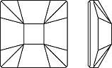 2483 Classic Square Crystal (001) 10 mm