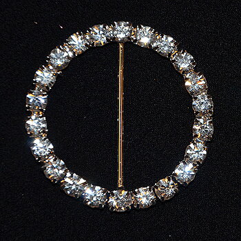 RUNT crystal/silver 4 cm