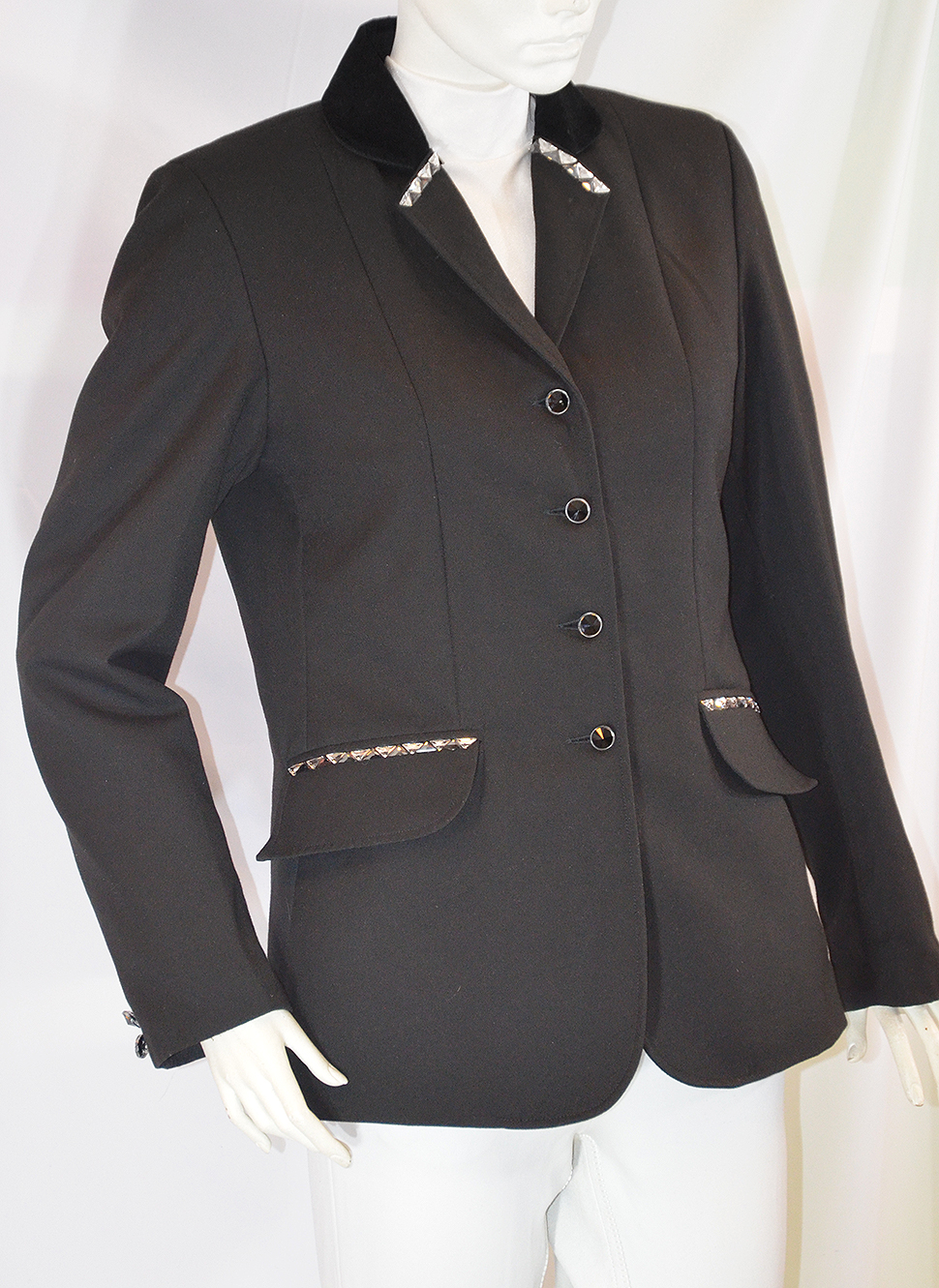 RIDKAVAJ - svart, Black Diamond/Crystal stl. 38