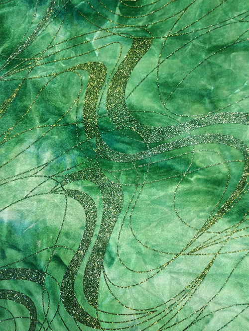 GLITTERWAVES - grön - 2