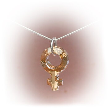 GIRLPOWER - Golden Shadow/halsband 30 mm