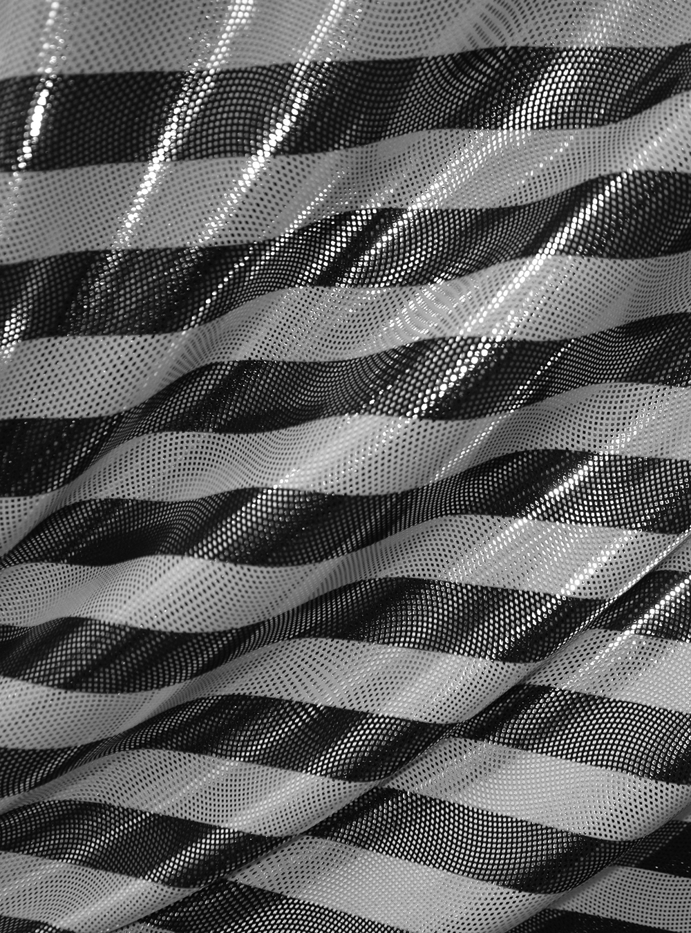 STRIPE svart/vit/silver - 2