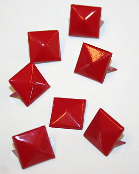 PUNKNITAR - röda 12 mm