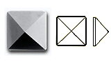 Jet Metallic Silver 4mm