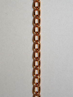 KEDJA - guld, 5x7 mm