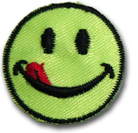 "Smiley" neongrön