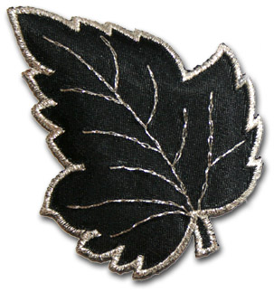 Löv - svart/silver