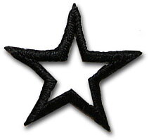 Star "open" - svart