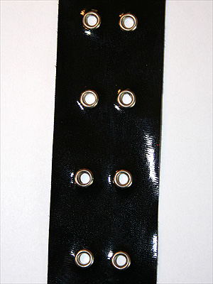 LACKBAND m öljetter, 2 rad