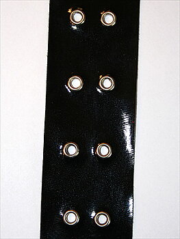 LACKBAND m öljetter, 2 rad