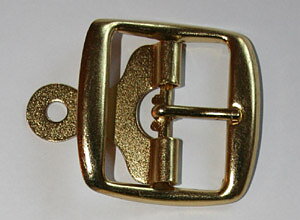METALLSPÄNNE guld 3,8 cm