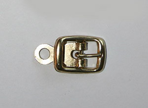 METALLSPÄNNE guld 1,5x2 cm