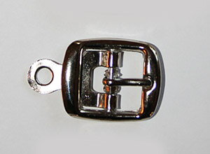 METALLSPÄNNE silver 2,7x2,3 cm