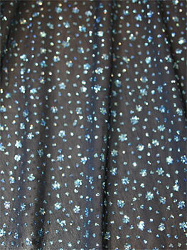 GLITTERMESH navy/aqua/lj.blå