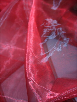 ORGANZA - röd