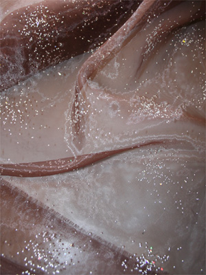 GLITTERORGANZA - brun