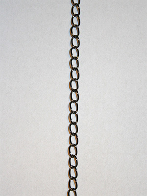 KEDJA - gunmetal, 3x5 mm