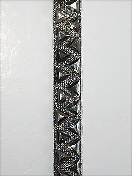 STRASSBAND - trekanter, hematite