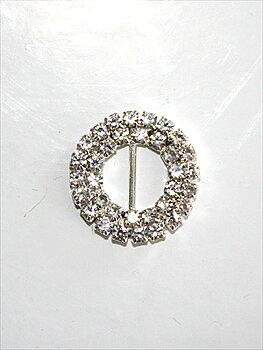 SPÄNNE - crystal/silver, 2 cm
