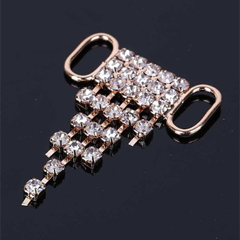 Bikini-BH Connector "hänge" Crystal /guld