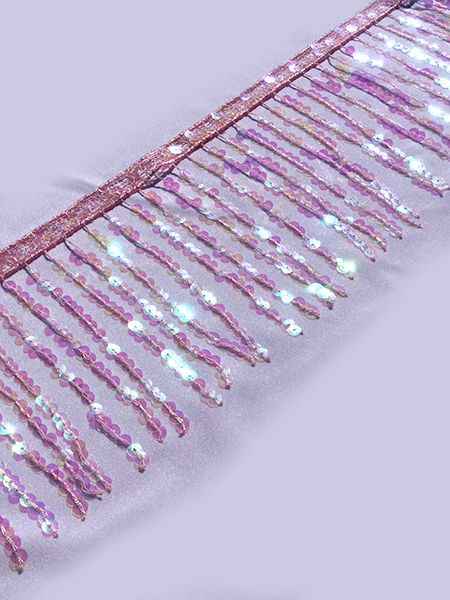 PALJETTFRANS - iridescent 15 cm - 2