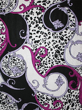 ANIMAL & FLOWERS purple/lila
