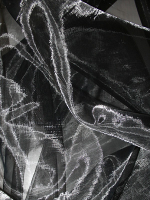 ORGANZA - svart