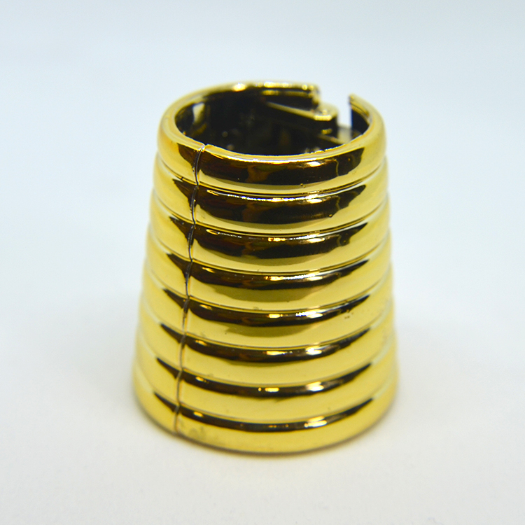 HÅRKON - guldmetallic "randig"