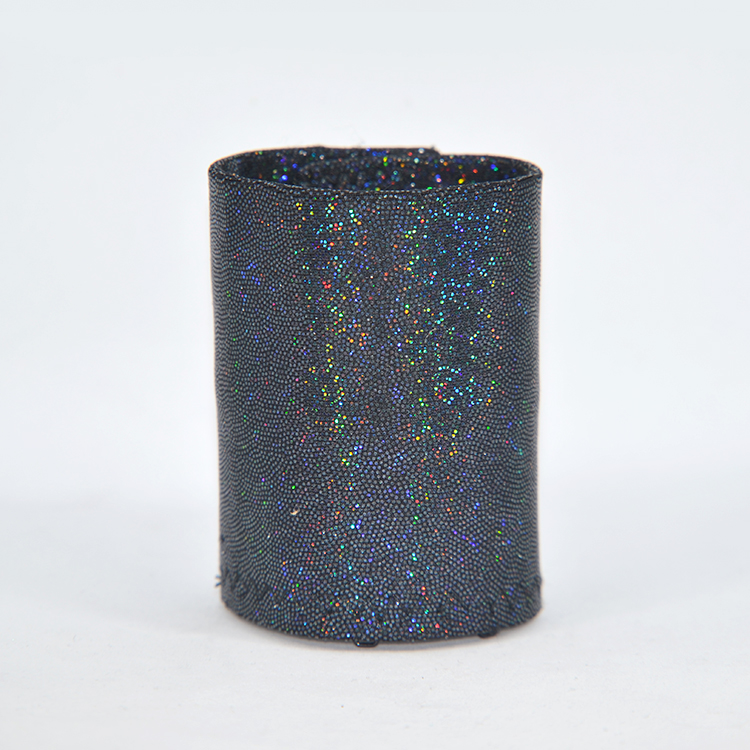 HAIRCUFF - svart glitter