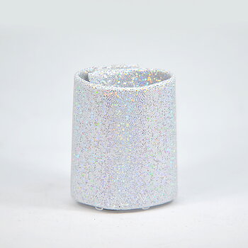 HAIRCUFF - vit glitter