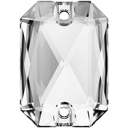 3252 EMERALD CUT Crystal 14x10 mm - 2