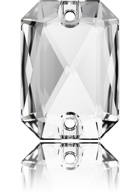 3252 EMERALD CUT Crystal 20x14 mm
