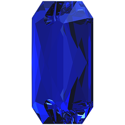 3252 EMERALD CUT Majestic Blue 14x10 mm - 3