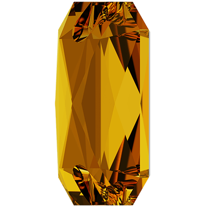 3252 EMERALD CUT Sunflower 20x14 mm - 3