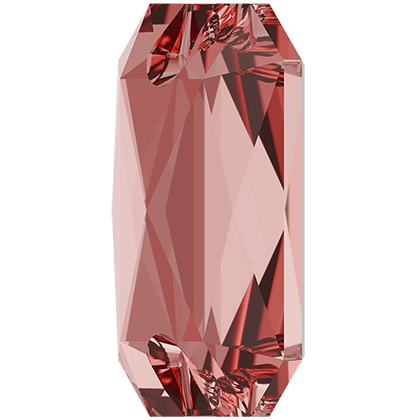 3252 EMERALD CUT Vintage Rose 14x10 mm - 3