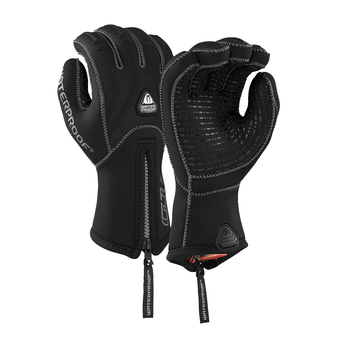 Waterproof handske 5mm 5-finger