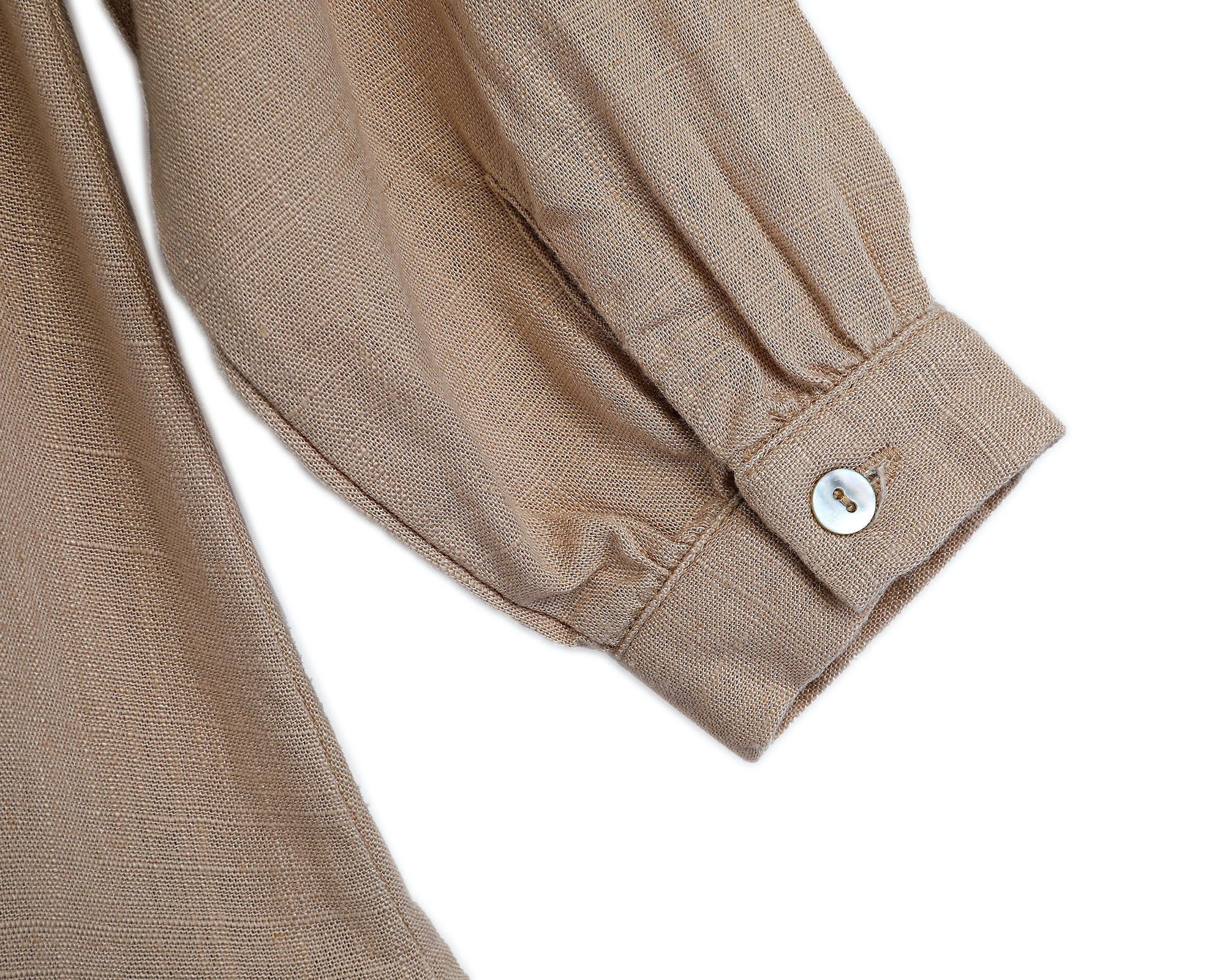 SKJORTKLÄNNING - BEIGE - 3