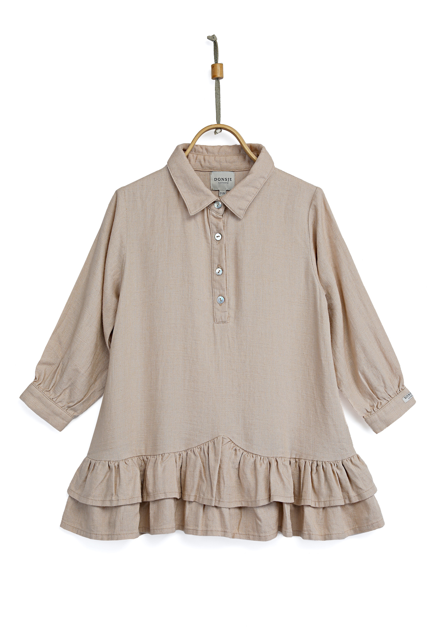 SKJORTKLÄNNING - BEIGE