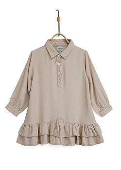 SKJORTKLÄNNING - BEIGE