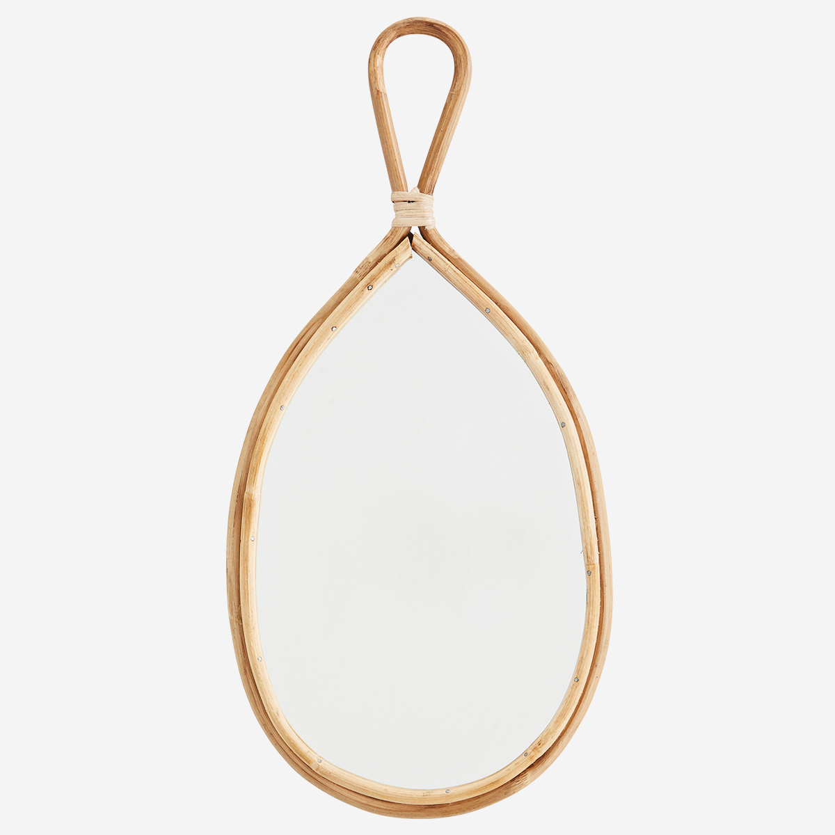 SPEGEL OVAL - BAMBU