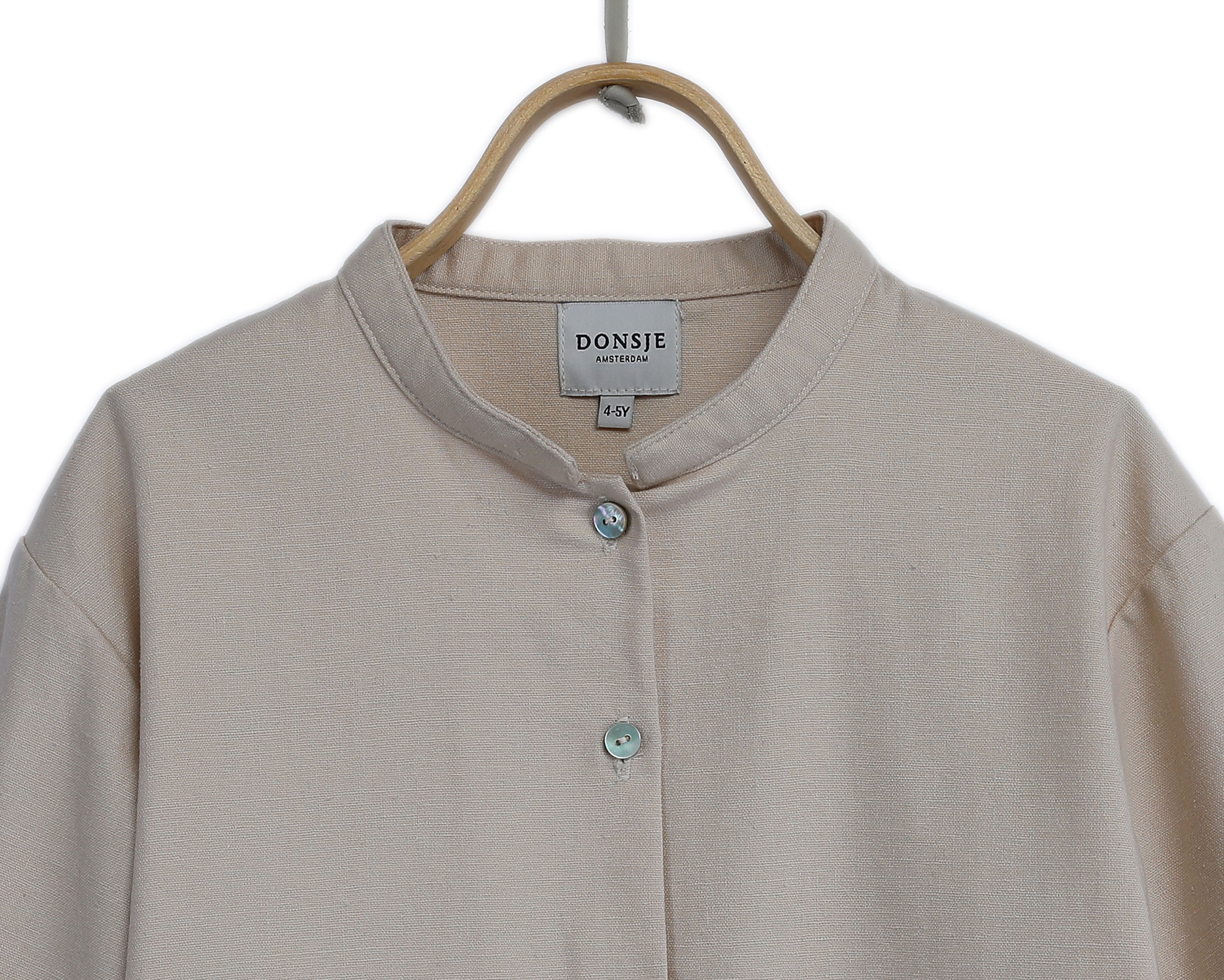 SKJORTA KIDS - BEIGE - 4