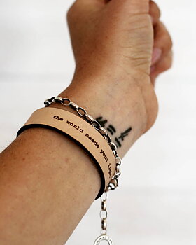LÄDERARMBAND - PRIMA FAKTORI