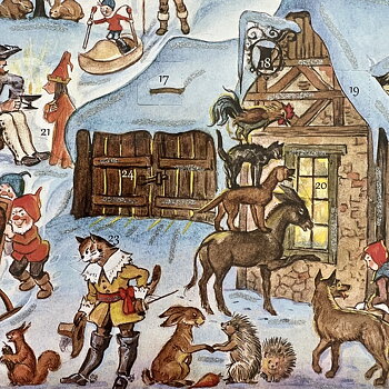 ADVENTSKALENDER - SAGOFIGURER