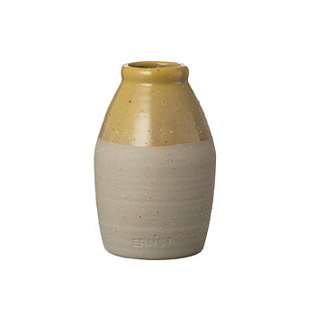 STENGODSVAS ERNST - GUL/BEIGE